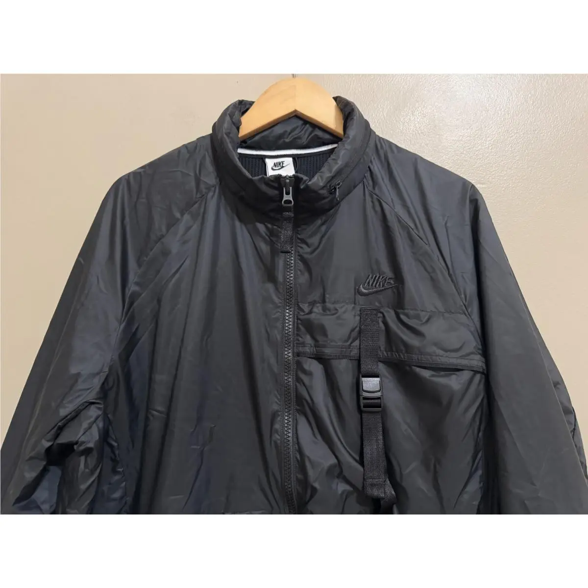 Nike clothing - Nike Sportswear Tech Woven Men`s N24 Packable Lined Jacket - FB7903010 - Black (UPC: 196607411551) 0