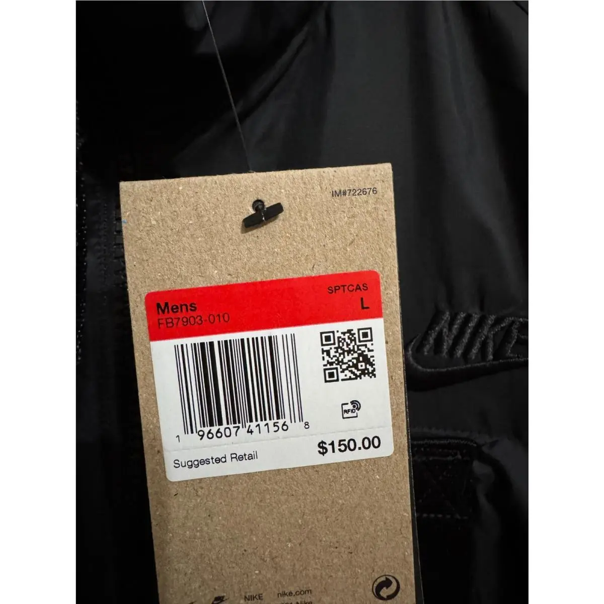 Nike clothing - Nike Sportswear Tech Woven Men`s N24 Packable Lined Jacket - FB7903010 - Black (UPC: 196607411551) 5