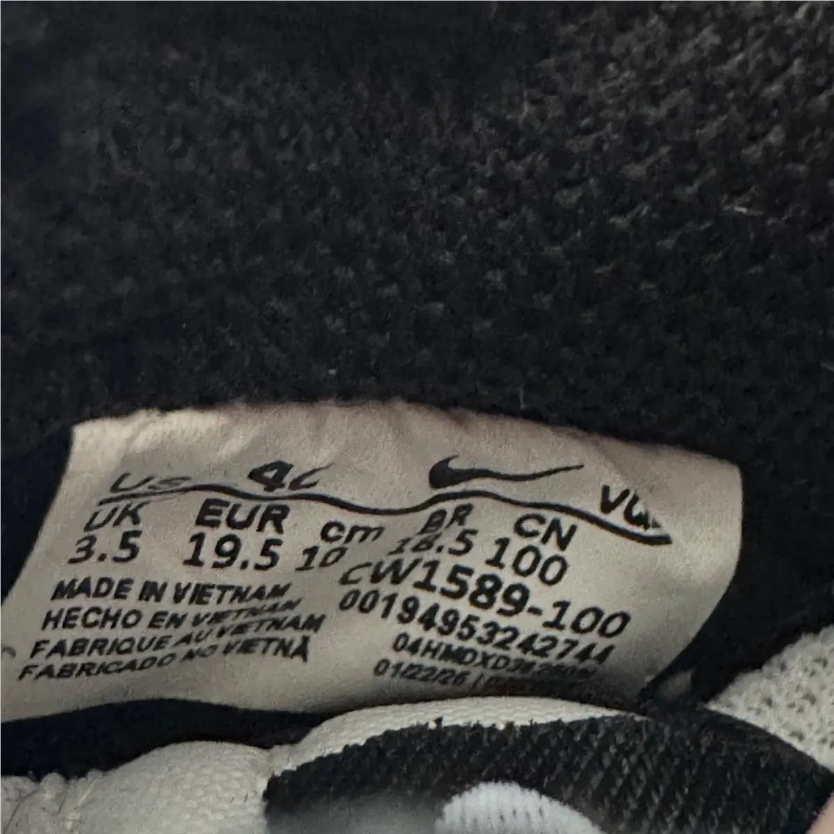 Nike shoes - Panda - Panda - CW1589-100 - Black & White 6