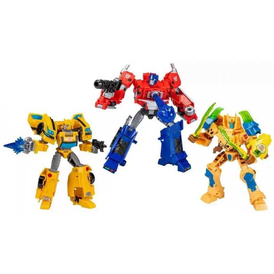 Buzzworthy Bumblebee Bumblebee Optimus Prime Cheetor Action Figure 3-Pack