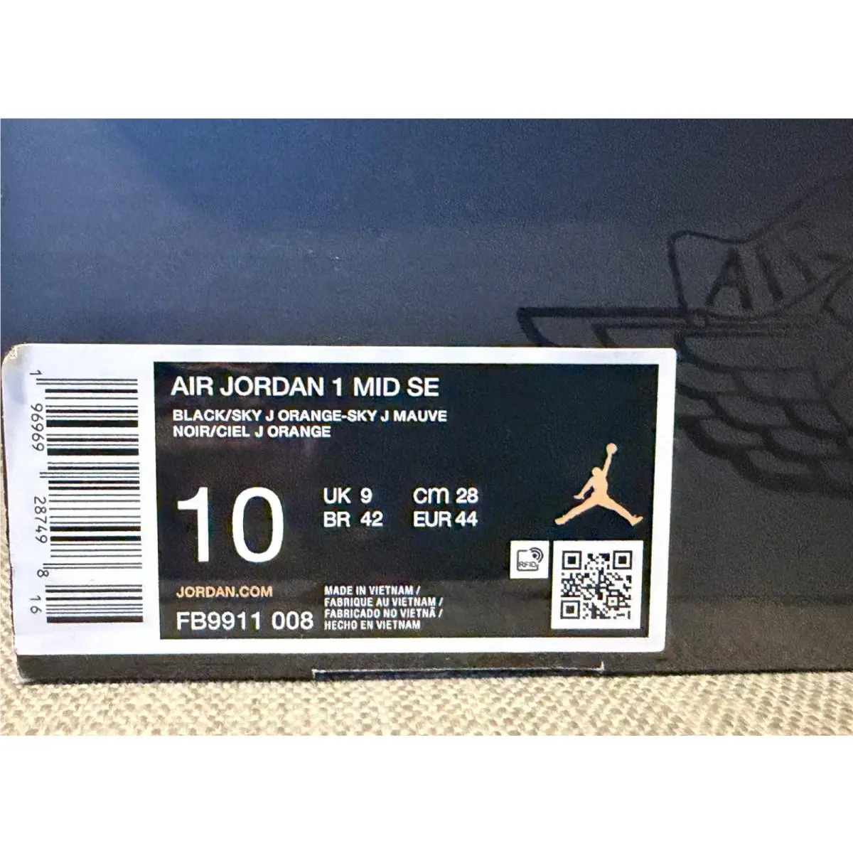 Nike shoes - Nike Air Jordan 1 - Air - FB9911 008 - Black 0