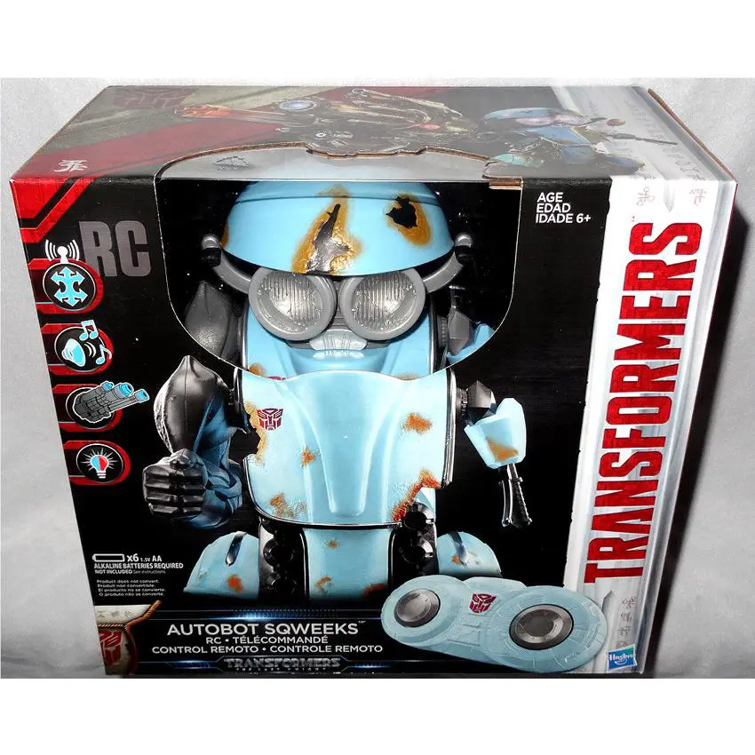 Transformers The Last Knight Sqweeks RC Remote Control Action Figure Mib Toy