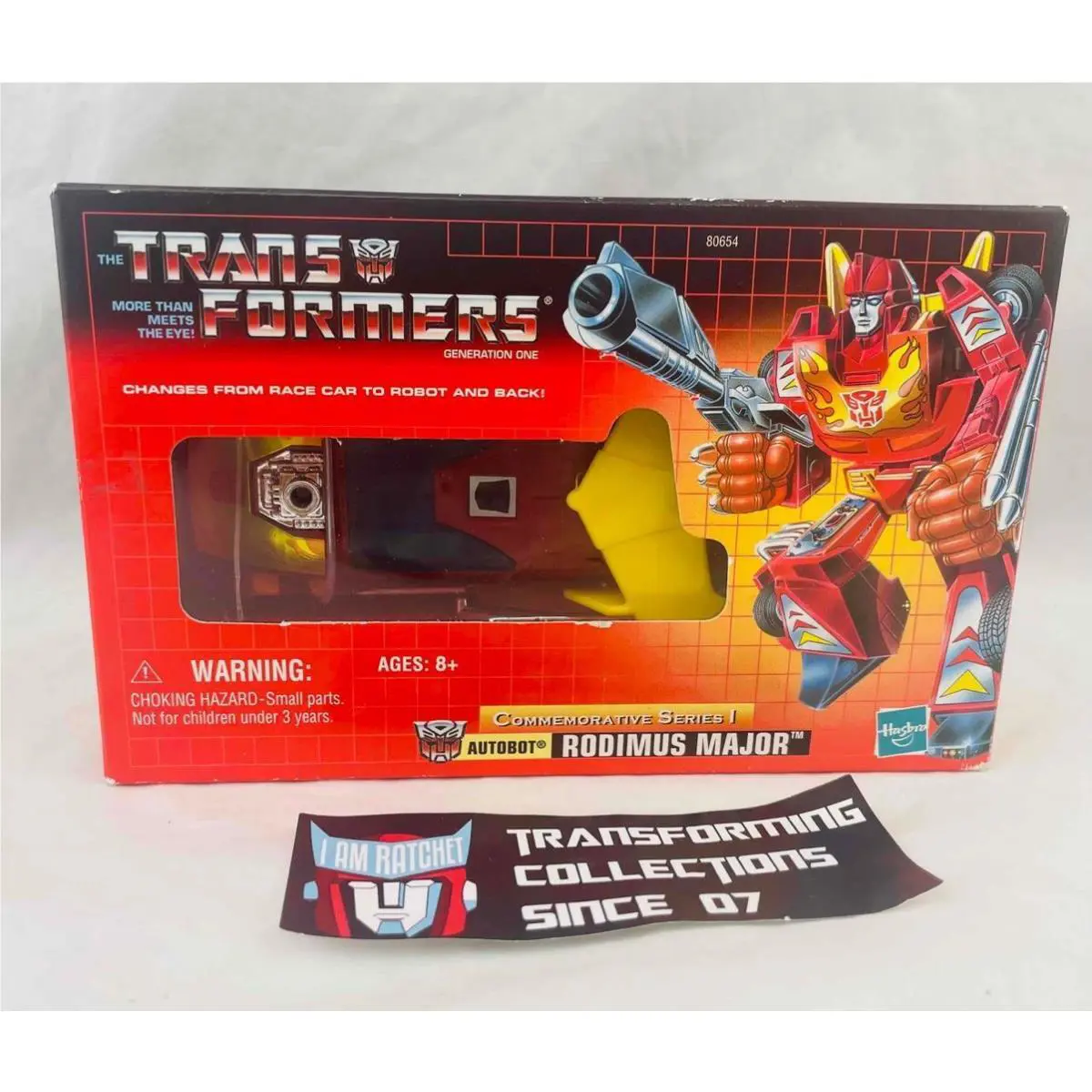 Transformers G1 2002 Commemorative Reissue Tru Hot Rod Rodimus Major Misb