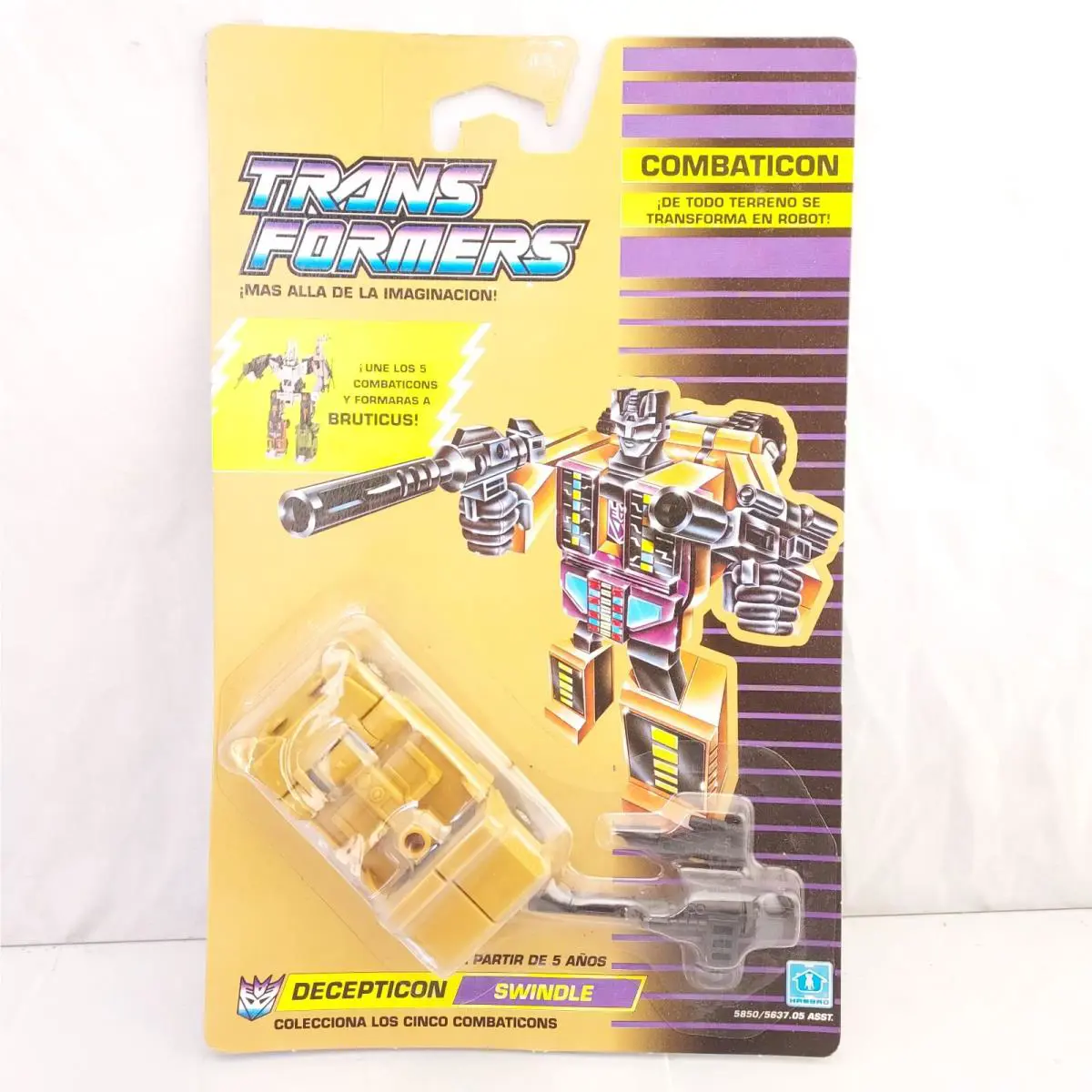 1990 Transformers G1 Swindle Army Tank Decepticon Protectobots Bruticus Hasbro
