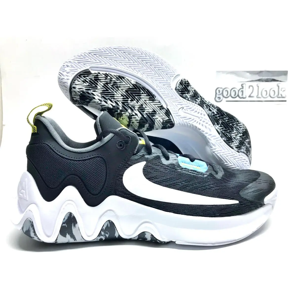 Nike Giannis Immortality 2 Black/white-university Blue SZ Men`s 13 DM0825-001