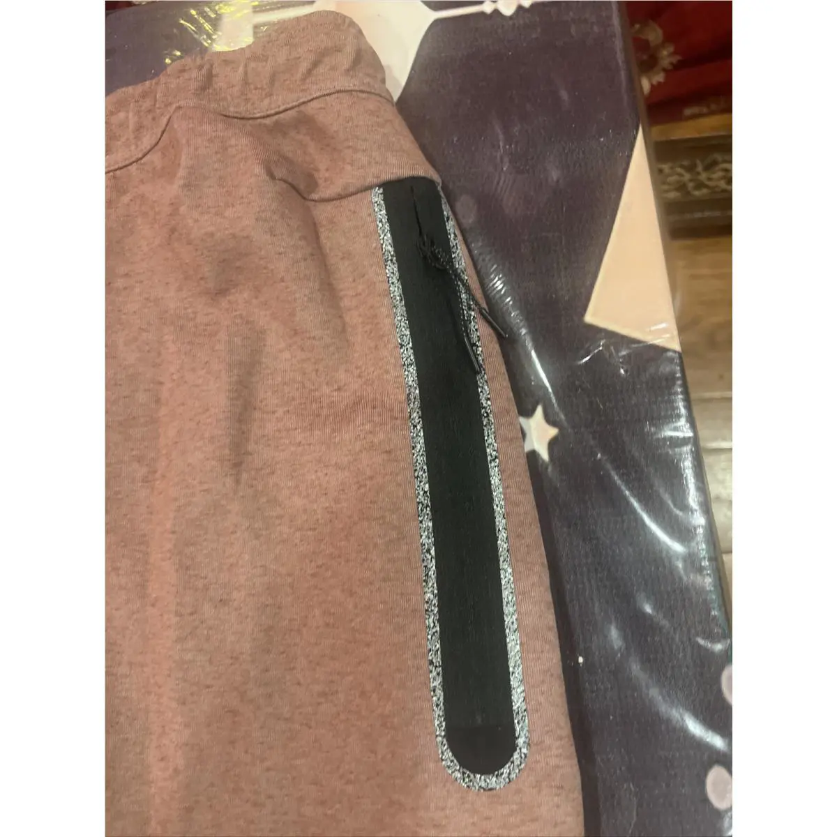Nike clothing - Tech Fleece Pants - Tech Fleece Pants - DR9162-670 - Redstone (UPC: 0196152558459) 12