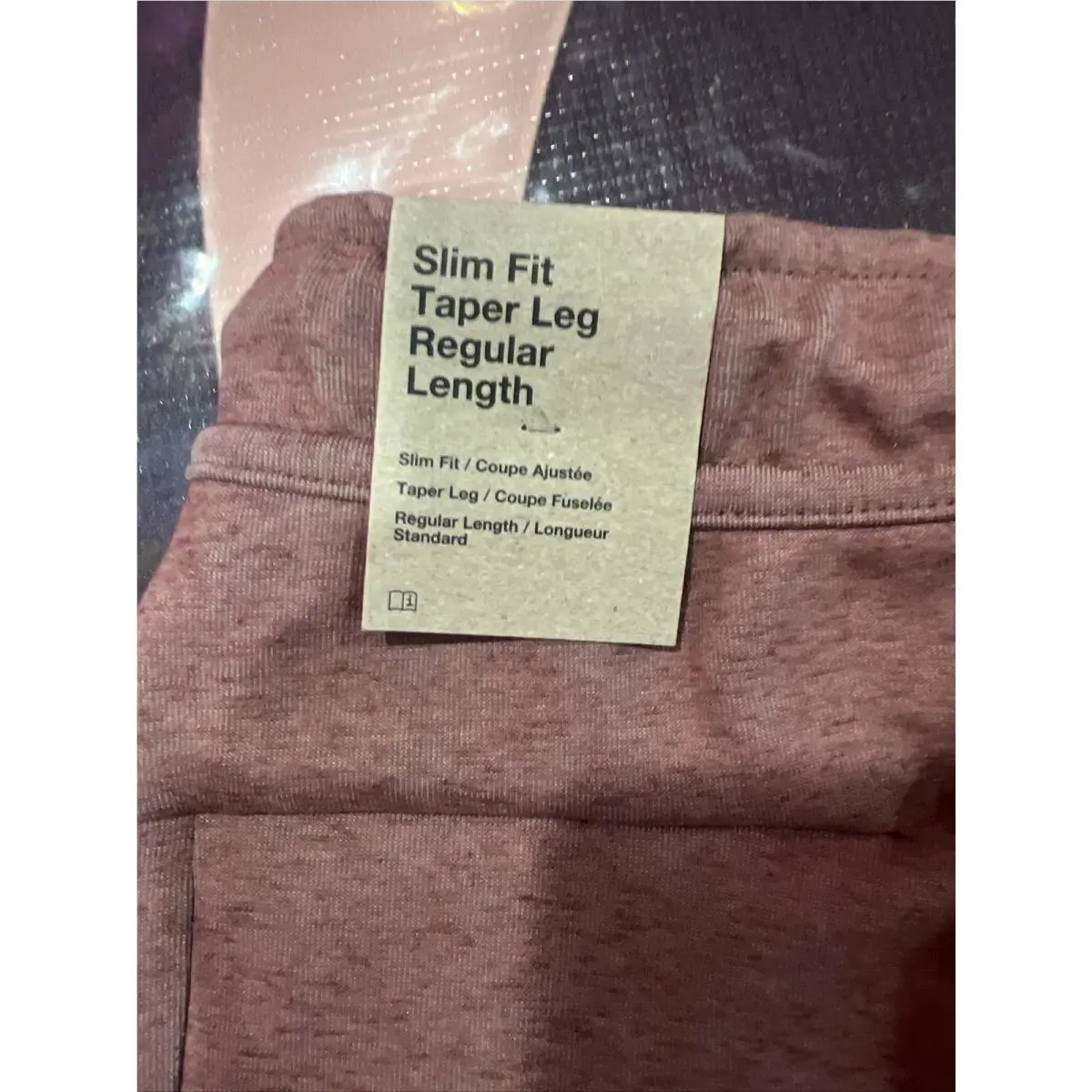 Nike clothing - Tech Fleece Pants - Tech Fleece Pants - DR9162-670 - Redstone (UPC: 0196152558459) 14