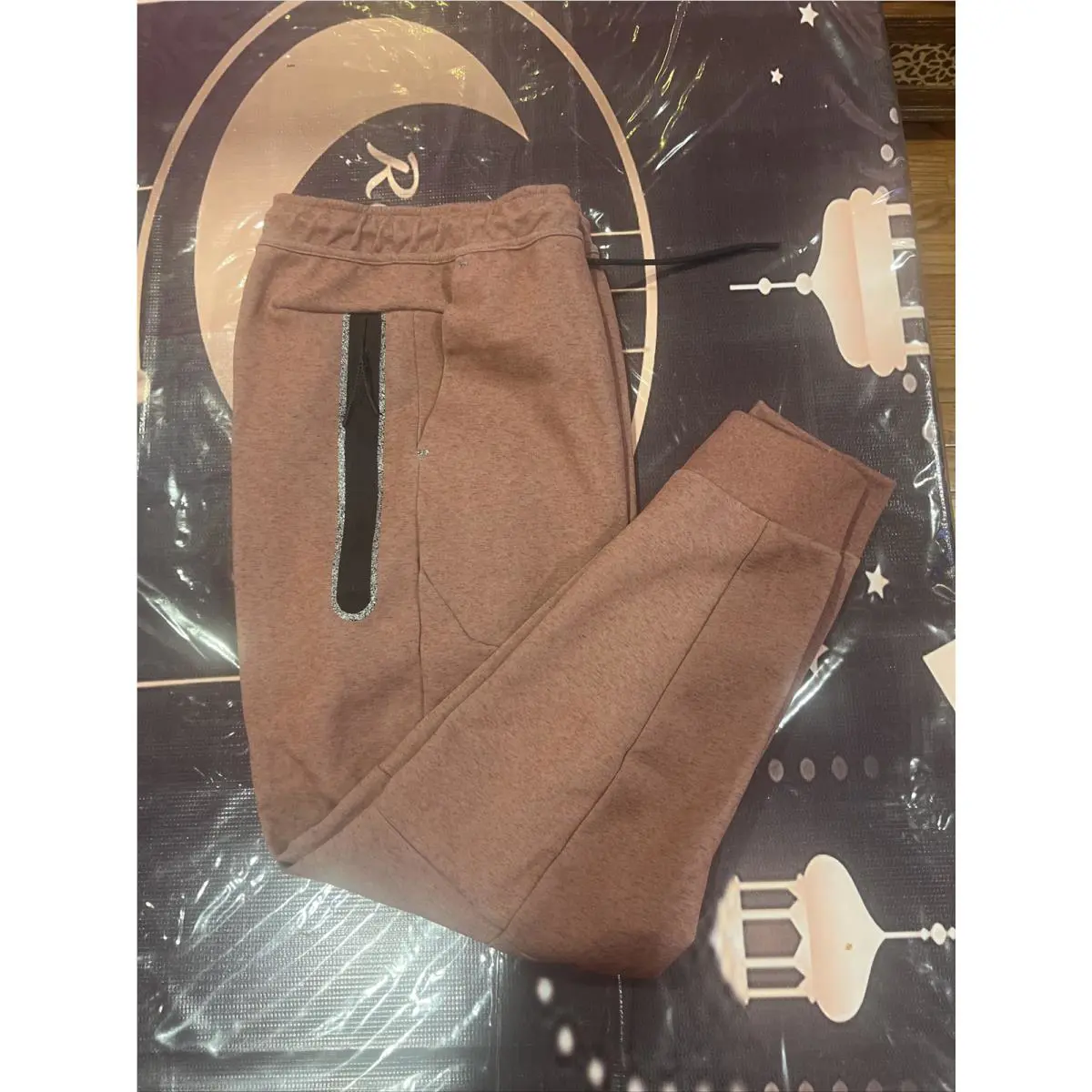 Nike clothing - Tech Fleece Pants - Tech Fleece Pants - DR9162-670 - Redstone (UPC: 0196152558459) 16
