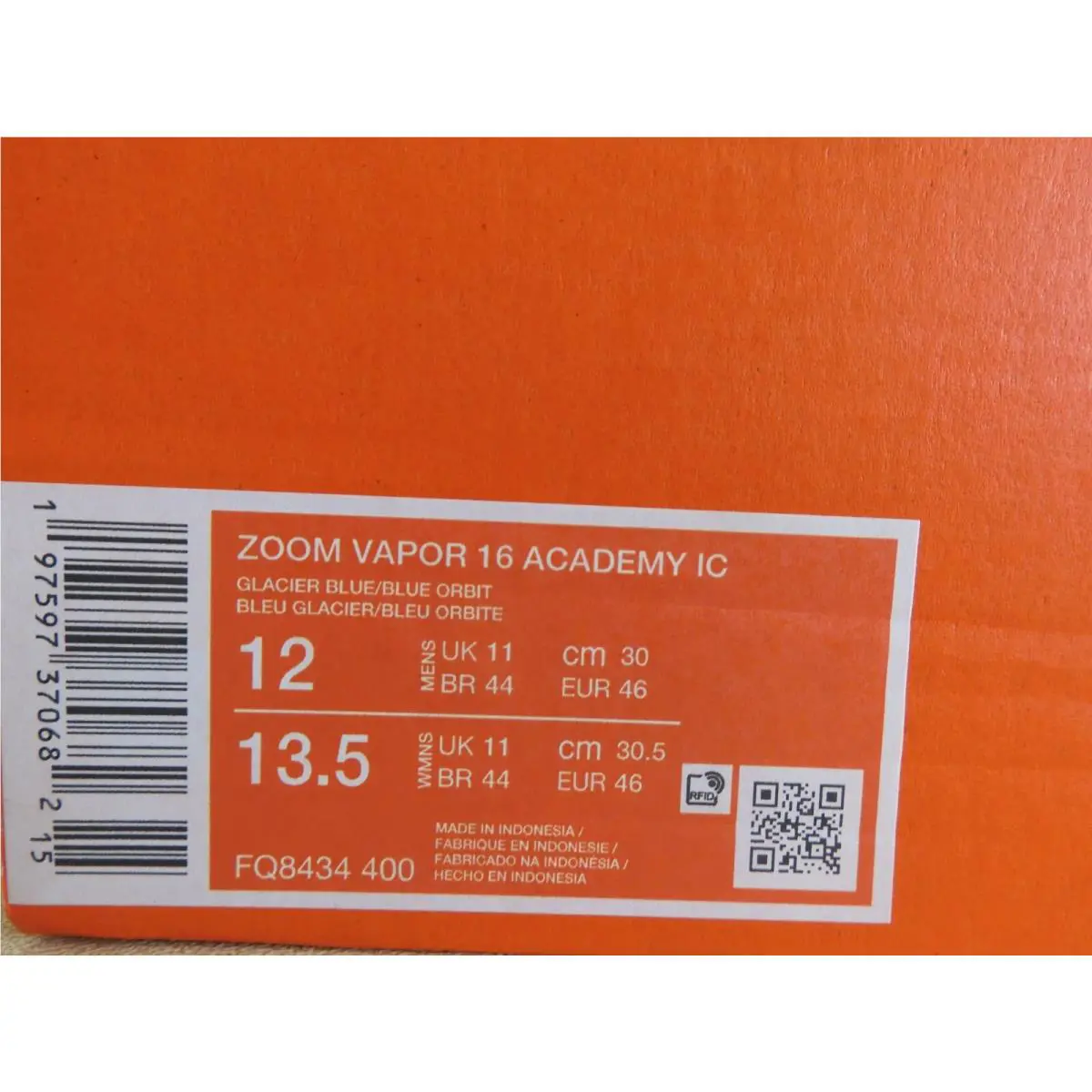 Nike shoes - Nike Vapor 16 - Vapor - Fq8434-400 - Blue (UPC: 197597370682) 3