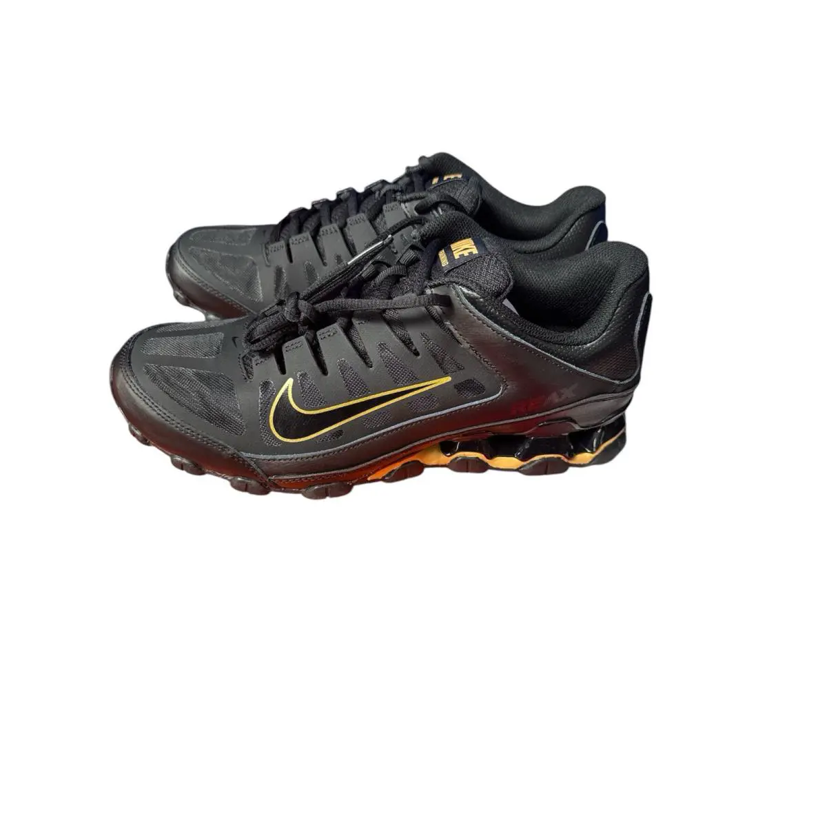 Nike Reax 8 TR Mesh Training Shoe Black/metallic Gold Black US Men`s 11.5