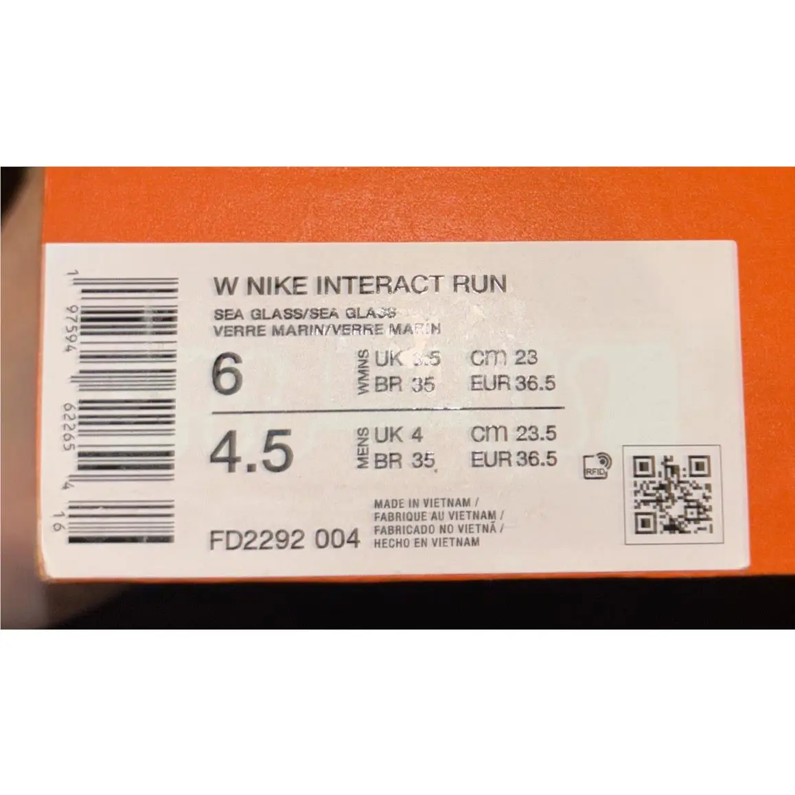 Nike shoes - Nike Interact Run - Interact Run - FD2292-004 - Sea Glass Green 4