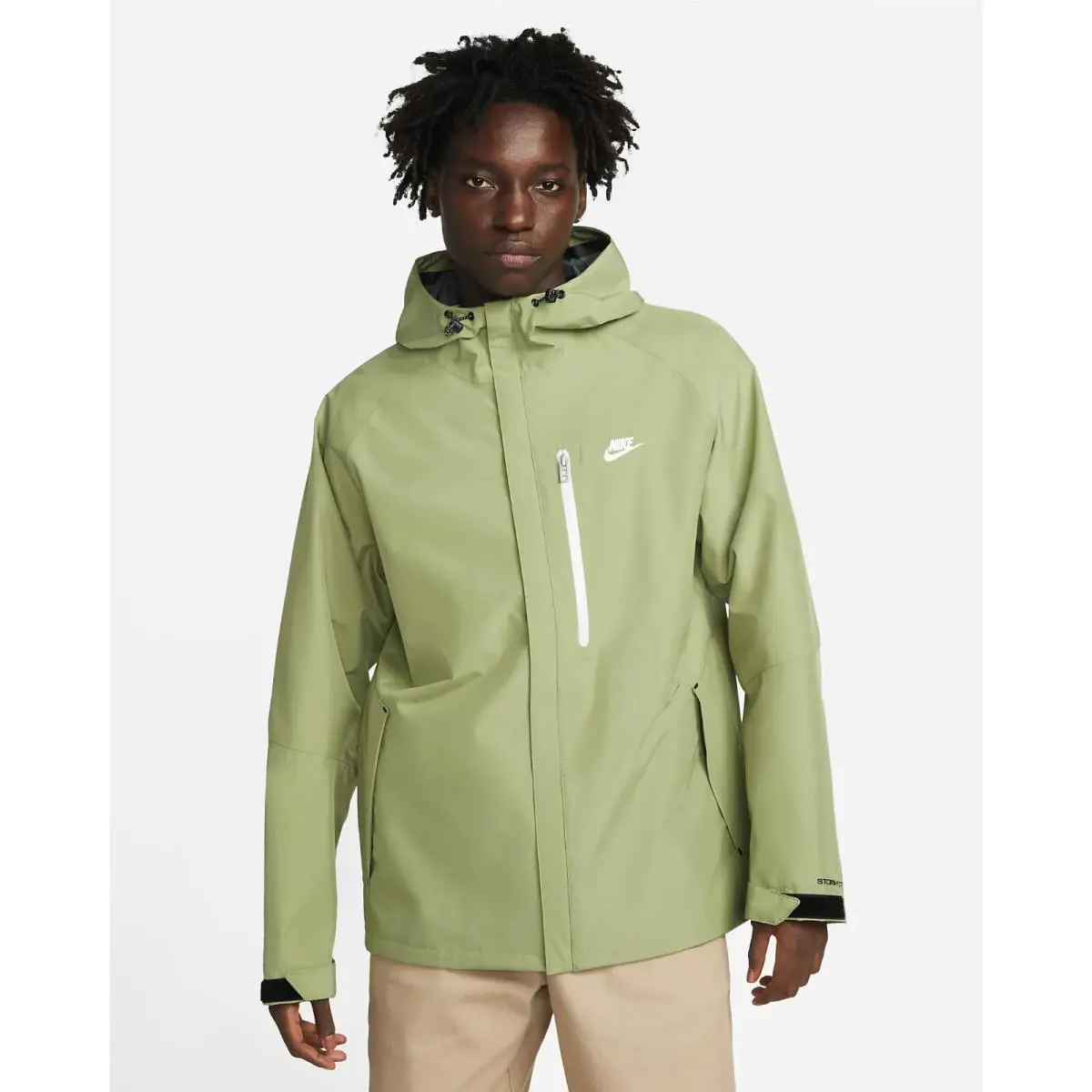Nike clothing - Nike Sportswear Storm-FIT Legacy Hooded Jacket - DM5499-334 - Green (UPC: 0196147088381) 5