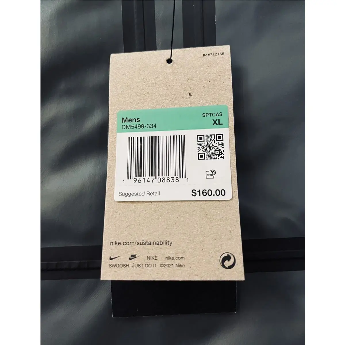 Nike clothing - Nike Sportswear Storm-FIT Legacy Hooded Jacket - DM5499-334 - Green (UPC: 0196147088381) 4