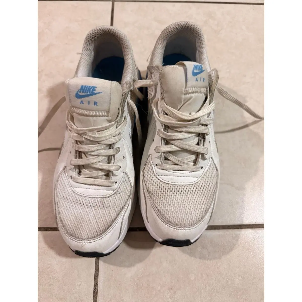 Nike Air Max Excee Grey Blue Sneakers Women`s Size 6.5