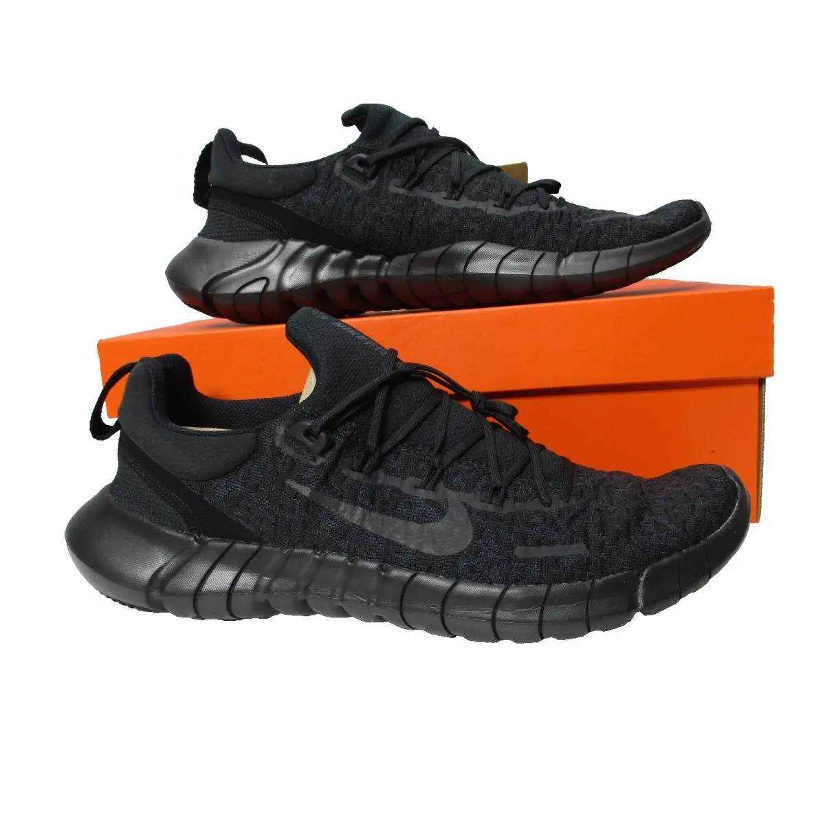Nike Free Run 5.0 Next Nature Black/black Running Shoes Mens Sz 11