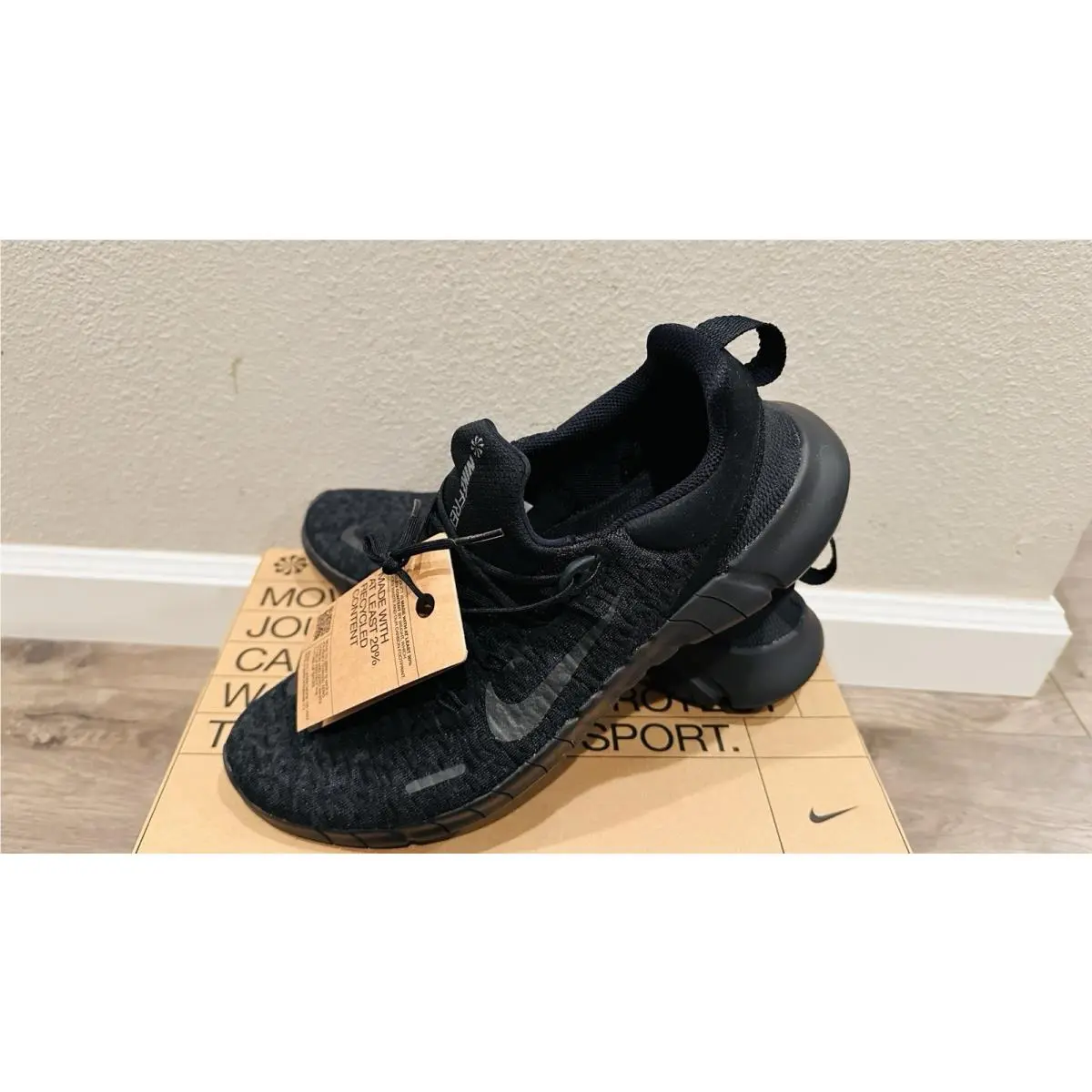 Nike Free RN 5.0 Next Nature `black` Men Size 11 Running Walking Shoe