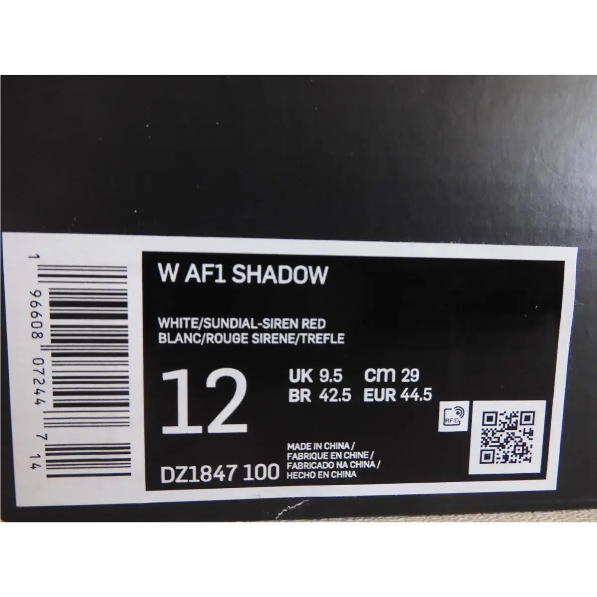 Nike shoes - Nike Air Force 1 Shadow - DZ1847-100 - White (UPC: 196608072447) 3