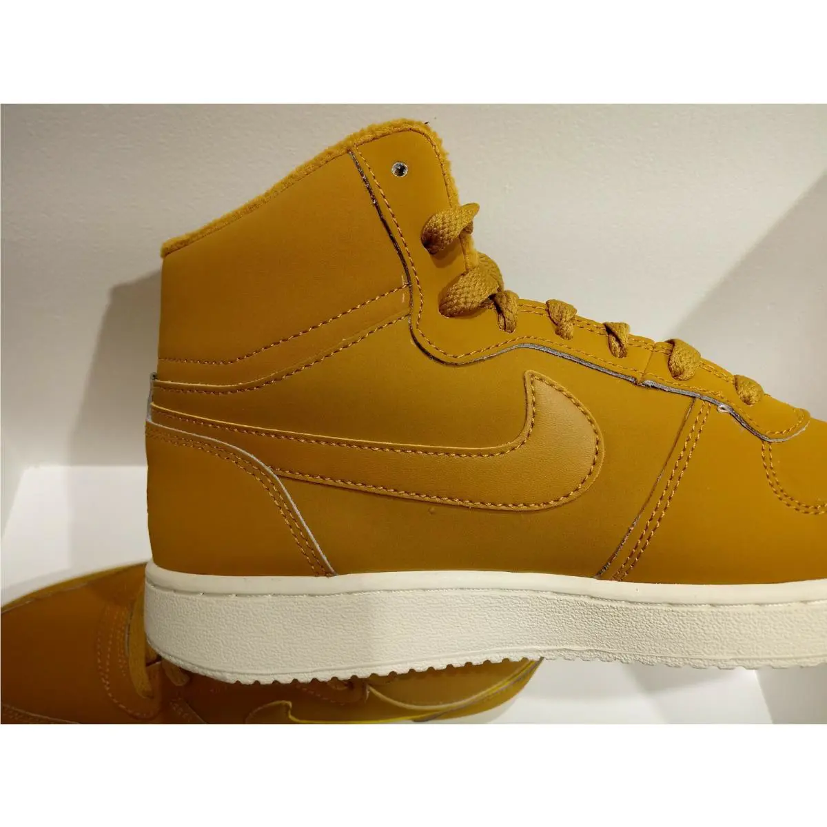 Nike shoes - Nike Ebernon Mid SE - Ebernon Mid - AV2478 700 - Wheat/Wheat Sail 9