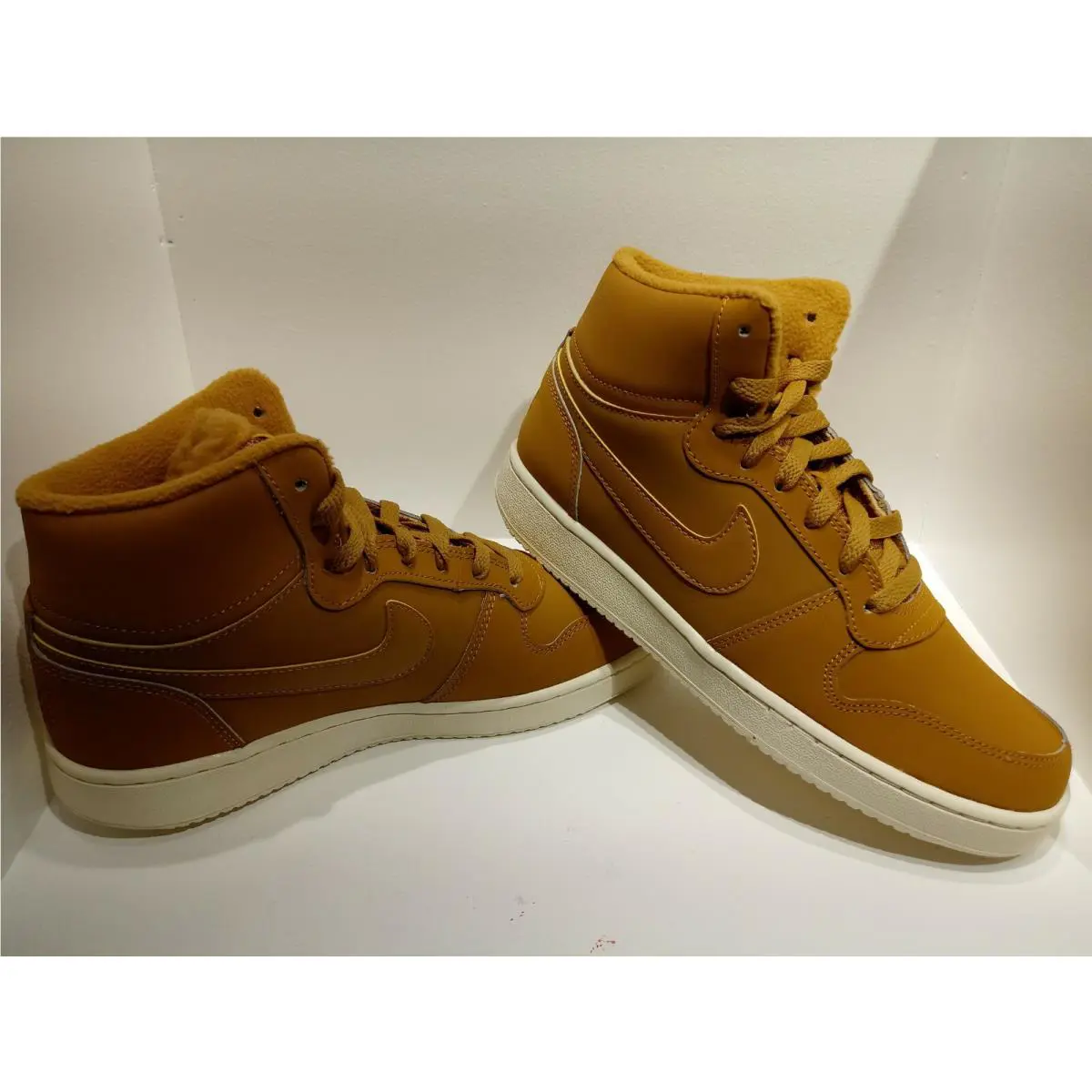 Nike shoes - Nike Ebernon Mid SE - Ebernon Mid - AV2478 700 - Wheat/Wheat Sail 3
