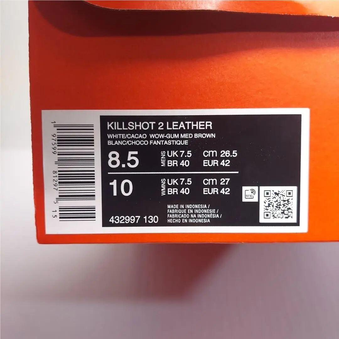 Nike shoes - Nike Killshot 2 - Killshot - 432997-130 - White Cacao Wow Gum Med Brown 7