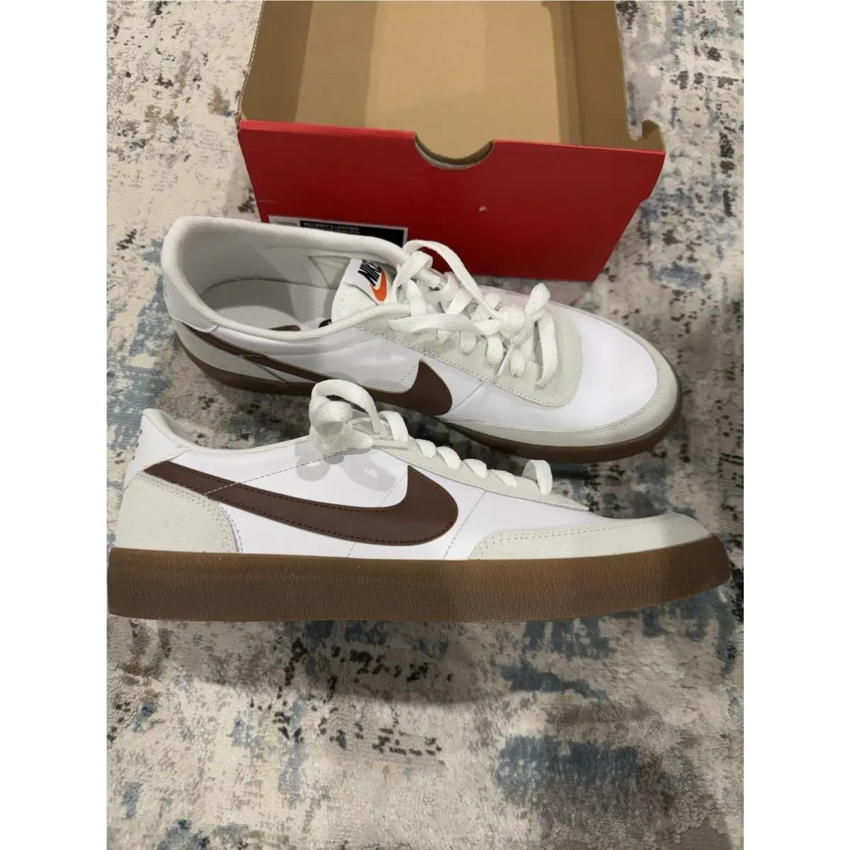 Killshot 2 Leather White Cacao Wow Gum 432997 130 Sz Mens 11.5 USA/13Wm by Nike