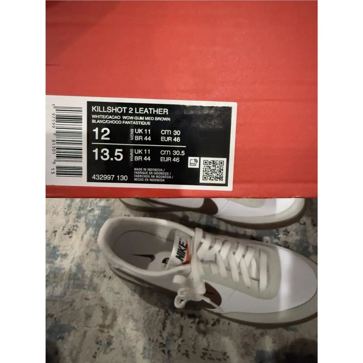 Nike shoes - Nike Killshot 2 - Killshot - 432997-130 - White (UPC: 0197599812982) 9