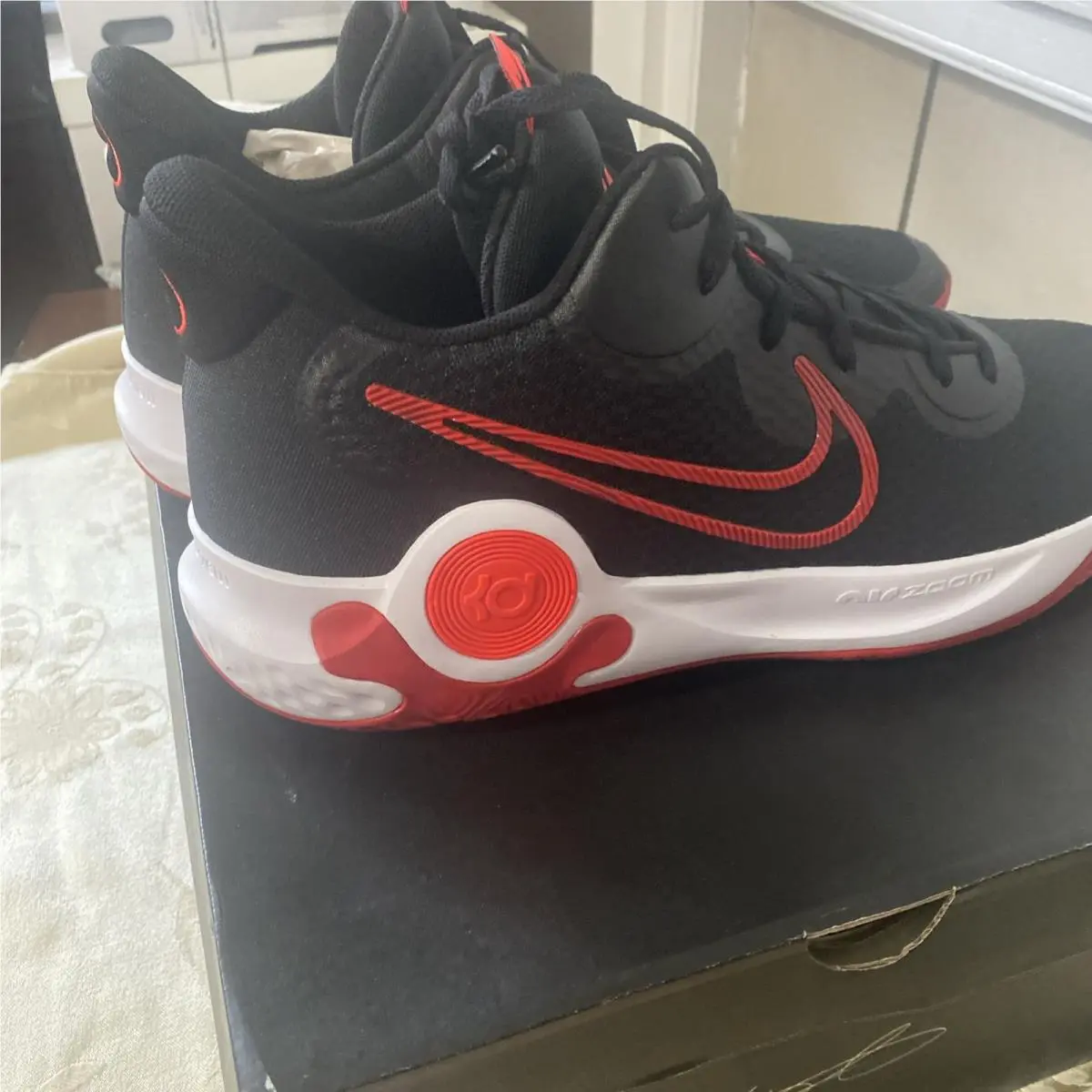 Nike shoes - Nike KD Trey 5 IX - CW3400-001 - Black, Manufacturer: Black/White/Bright Crimson/University Red 2