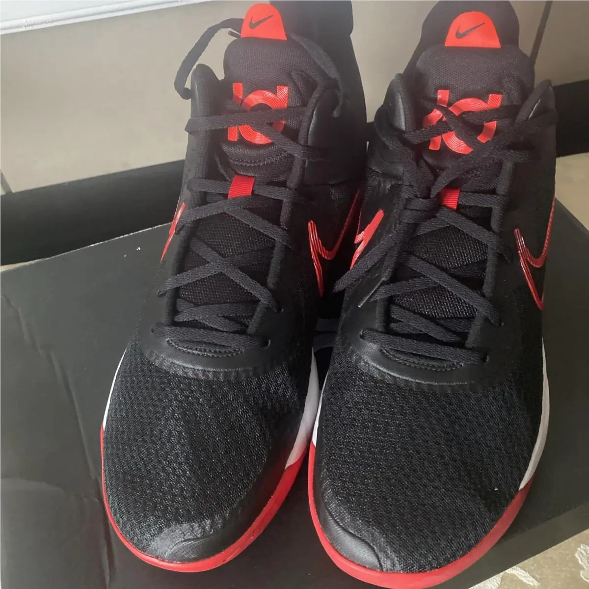 KD Trey 5 IX Bred Black Red Basketball Shoes Men’s Size 15 Kevin Durant by Nike