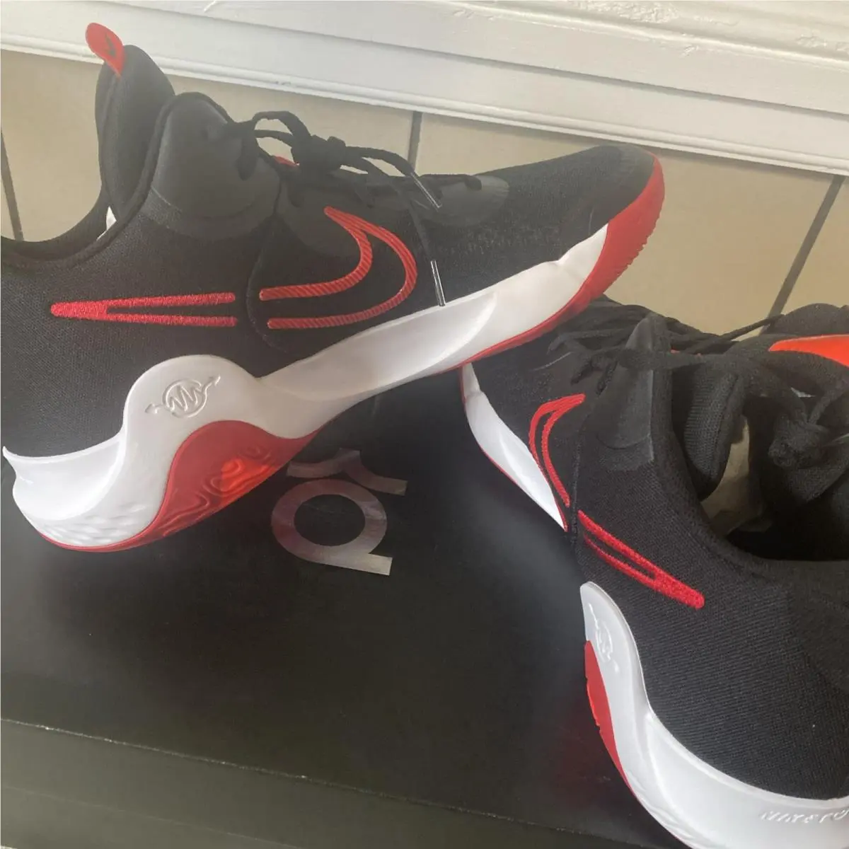 Nike shoes - Nike KD Trey 5 IX - CW3400-001 - Black, Manufacturer: Black/White/Bright Crimson/University Red 6