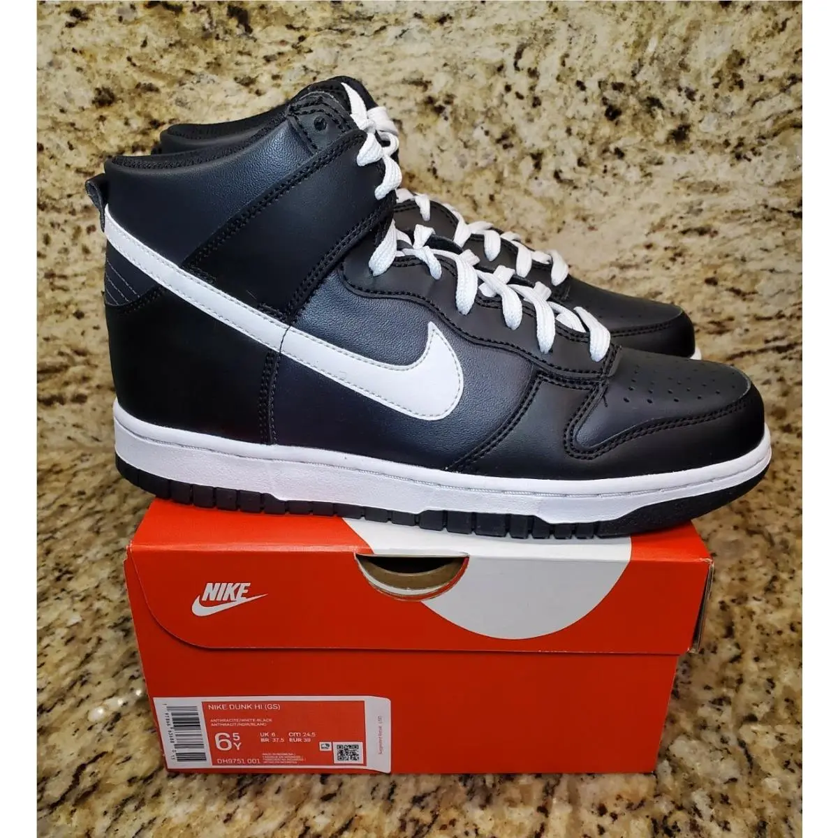 Dunk High Venom GS Black Anthracite White DH9751-001 SZ 6.5Y Women’s 8 by Nike