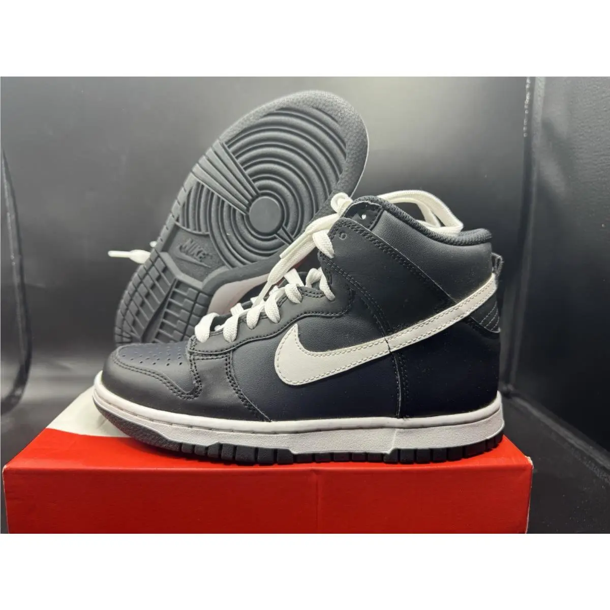 Size 4Y GS Nike Dunk High Anthracite White DH9751-001