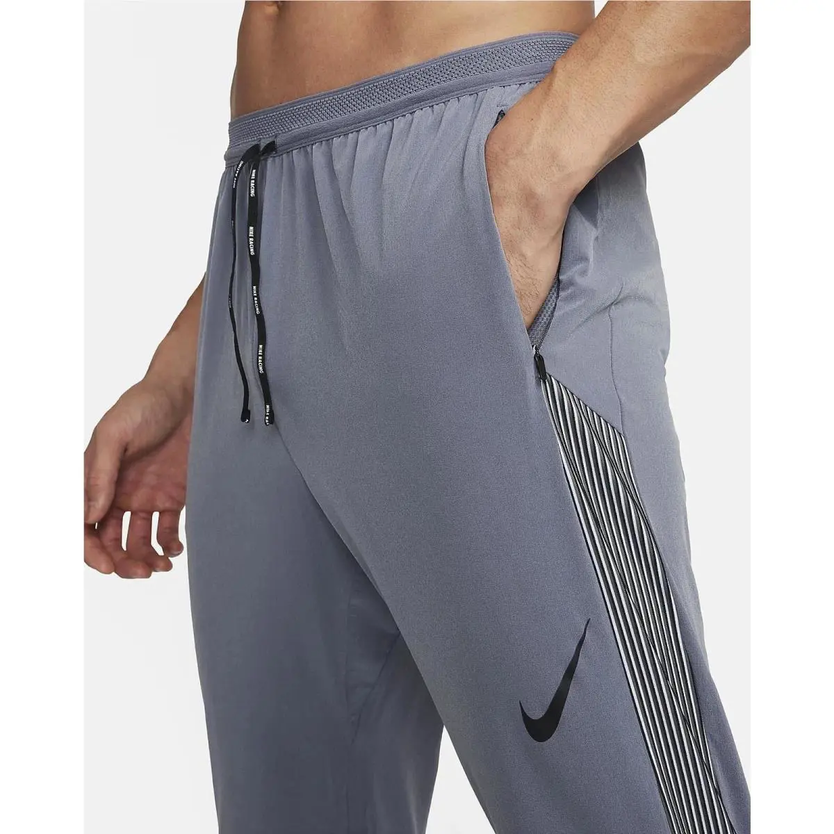 Nike clothing - Nike AeroSwift Dri-FIT ADV Running Pants - FN3361003 - Gray (UPC: 0196976007447) 1