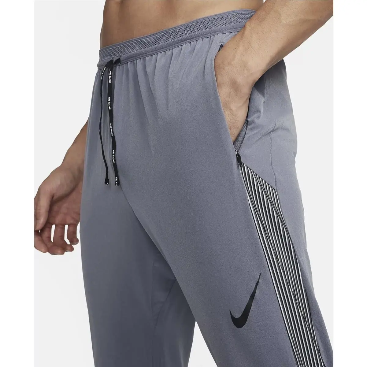 Nike clothing - Nike AeroSwift Dri-FIT ADV Running Pants - FN3361003 - Gray (UPC: 0196976006341) 1