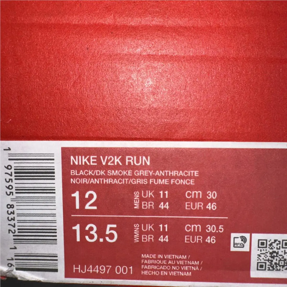 Nike shoes - Nike V2K Run - Run - HJ4497-001 - Black 4