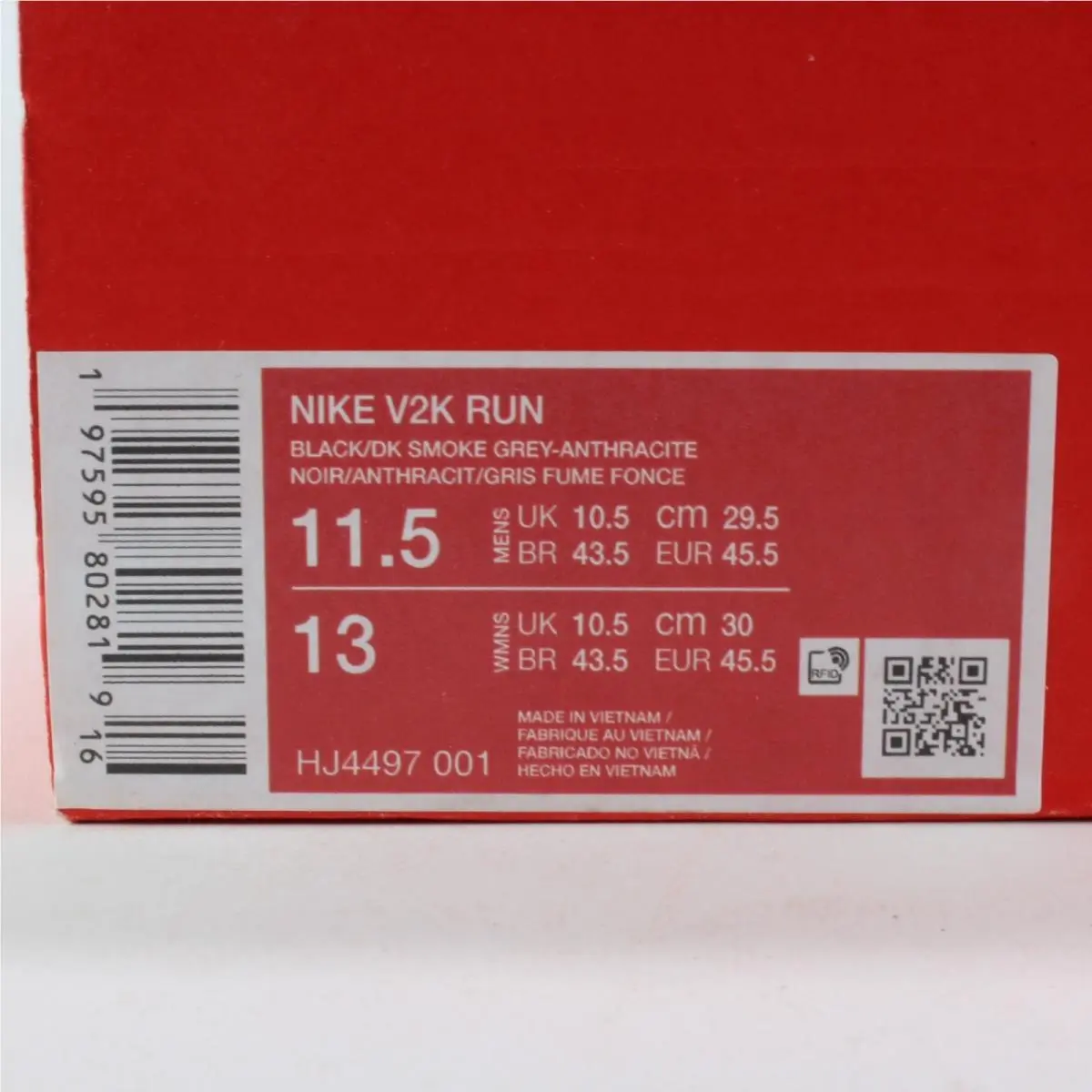 Nike shoes - Nike V2K Run - Run - HJ4497-001 - Black 8