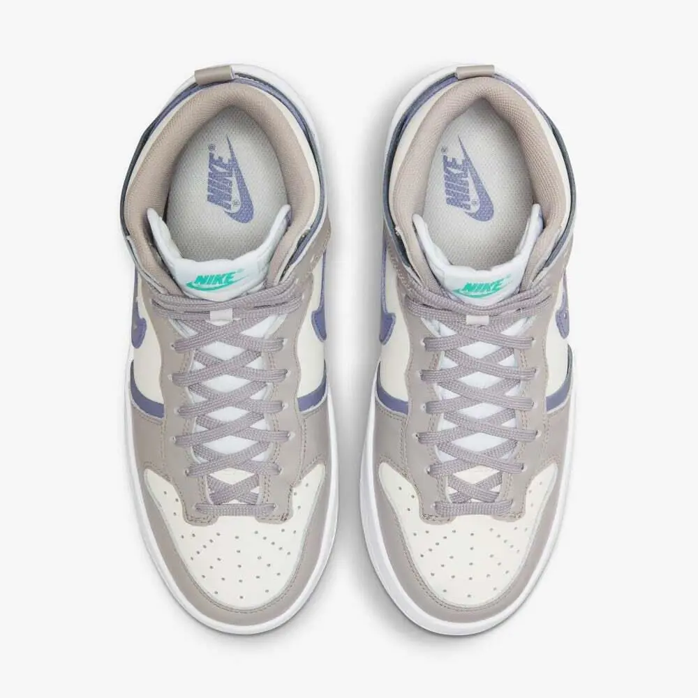 Nike shoes - Nike Dunk High - Dunk High - DH3718-101 - SAIL/IRON PURPLE-COLLEGE GREY (UPC: 195238102241) 2