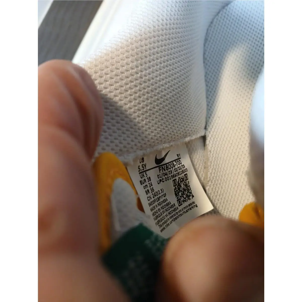 Nike shoes - Nike Air Force 1 - Air Force - DJ9942-102 - Yellow 8