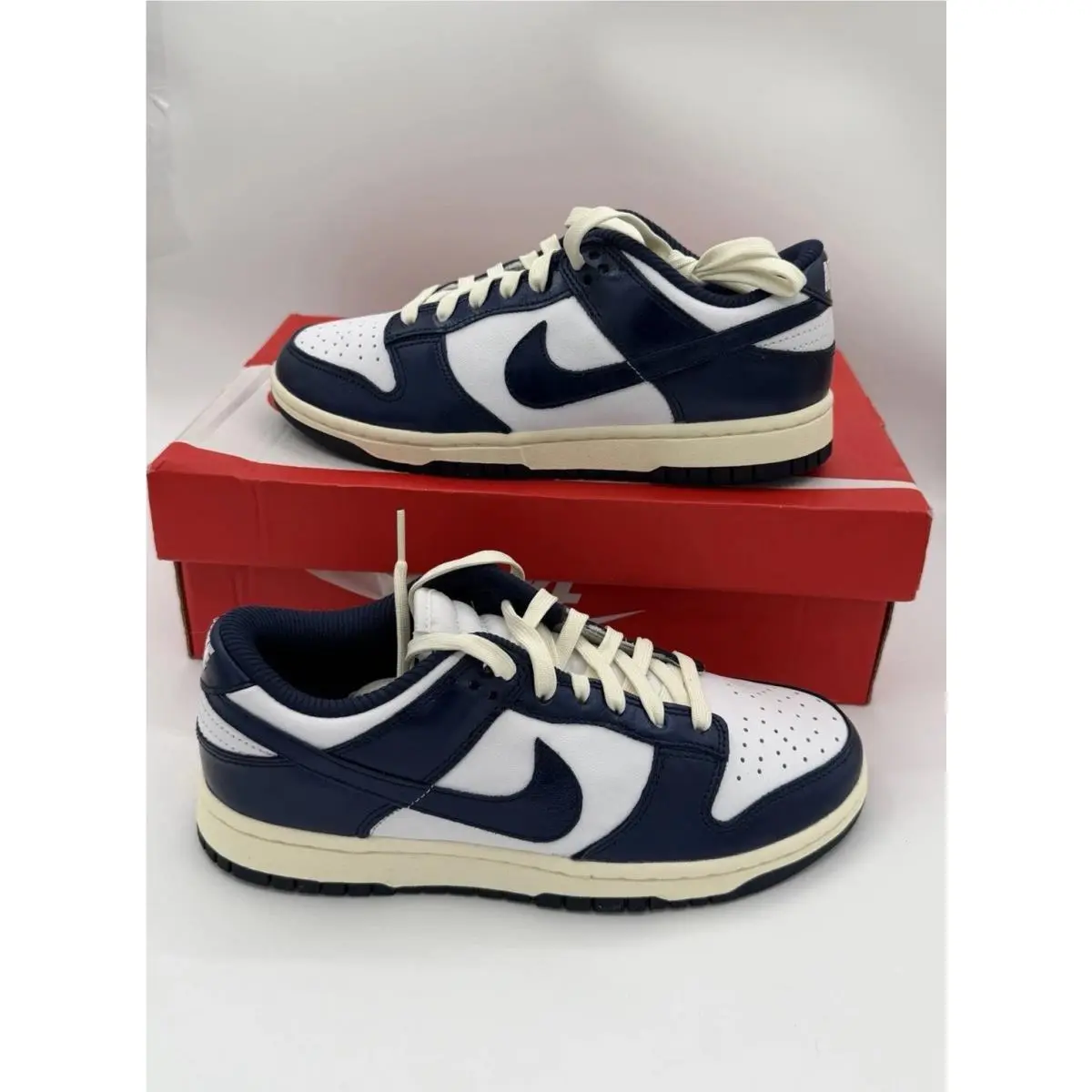 Women Nike Dunk Low Prm Midnight Navy FN7197 100 Size 7.5 Full Box
