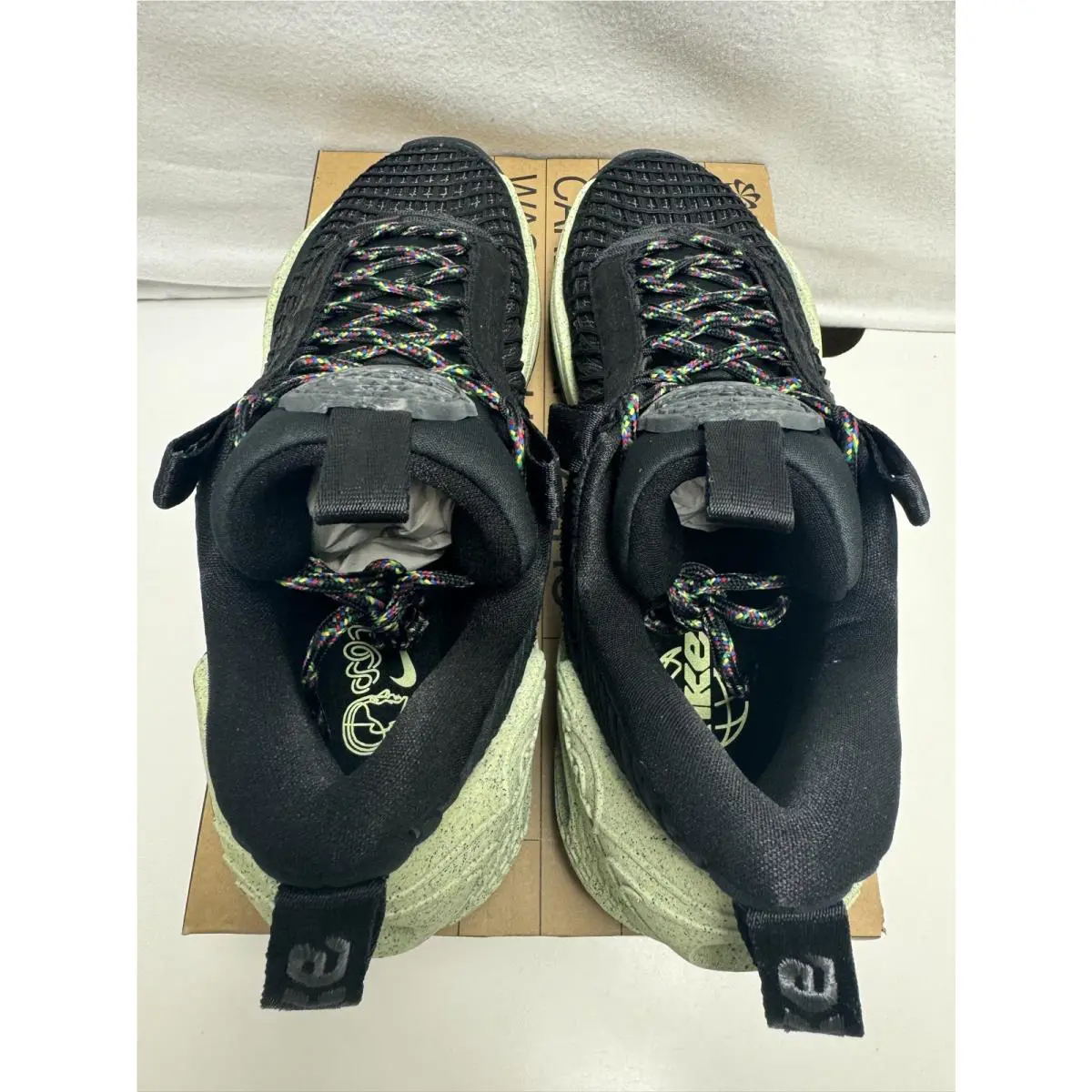 Nike shoes - Nike Cosmic Unity - Cosmic Unity - DA6725-001 - Black, Manufacturer: Natural/Natural/Total Orange/Green Glow 10