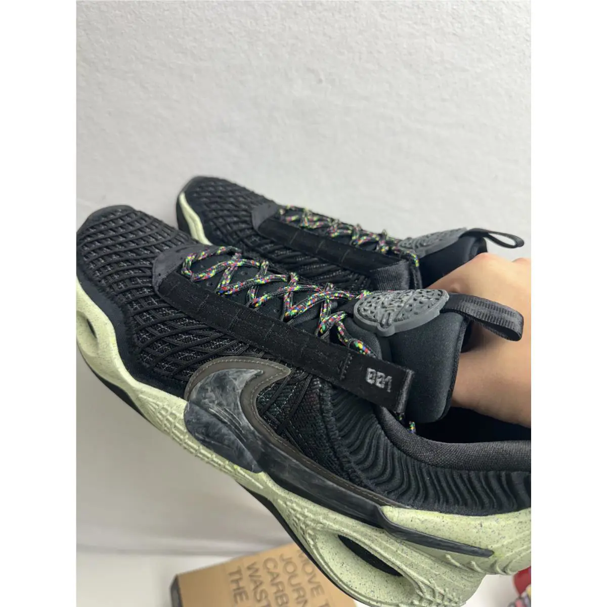 Nike shoes - Nike Cosmic Unity - Cosmic Unity - DA6725-001 - Black, Manufacturer: Natural/Natural/Total Orange/Green Glow 16