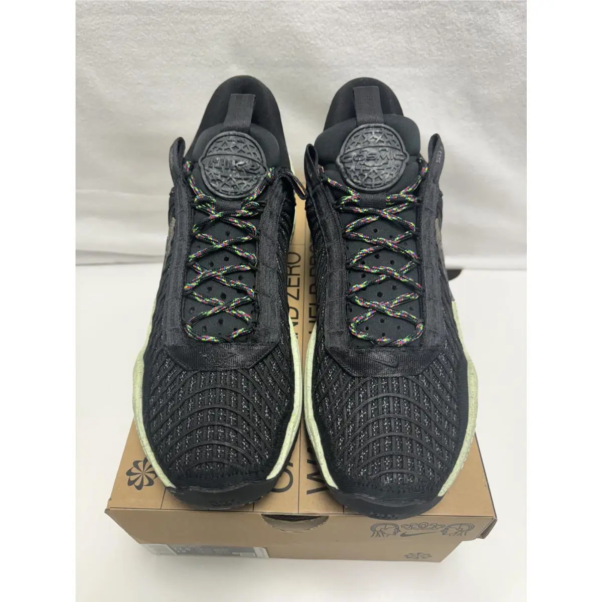 Nike shoes - Nike Cosmic Unity - Cosmic Unity - DA6725-001 - Black, Manufacturer: Natural/Natural/Total Orange/Green Glow 7