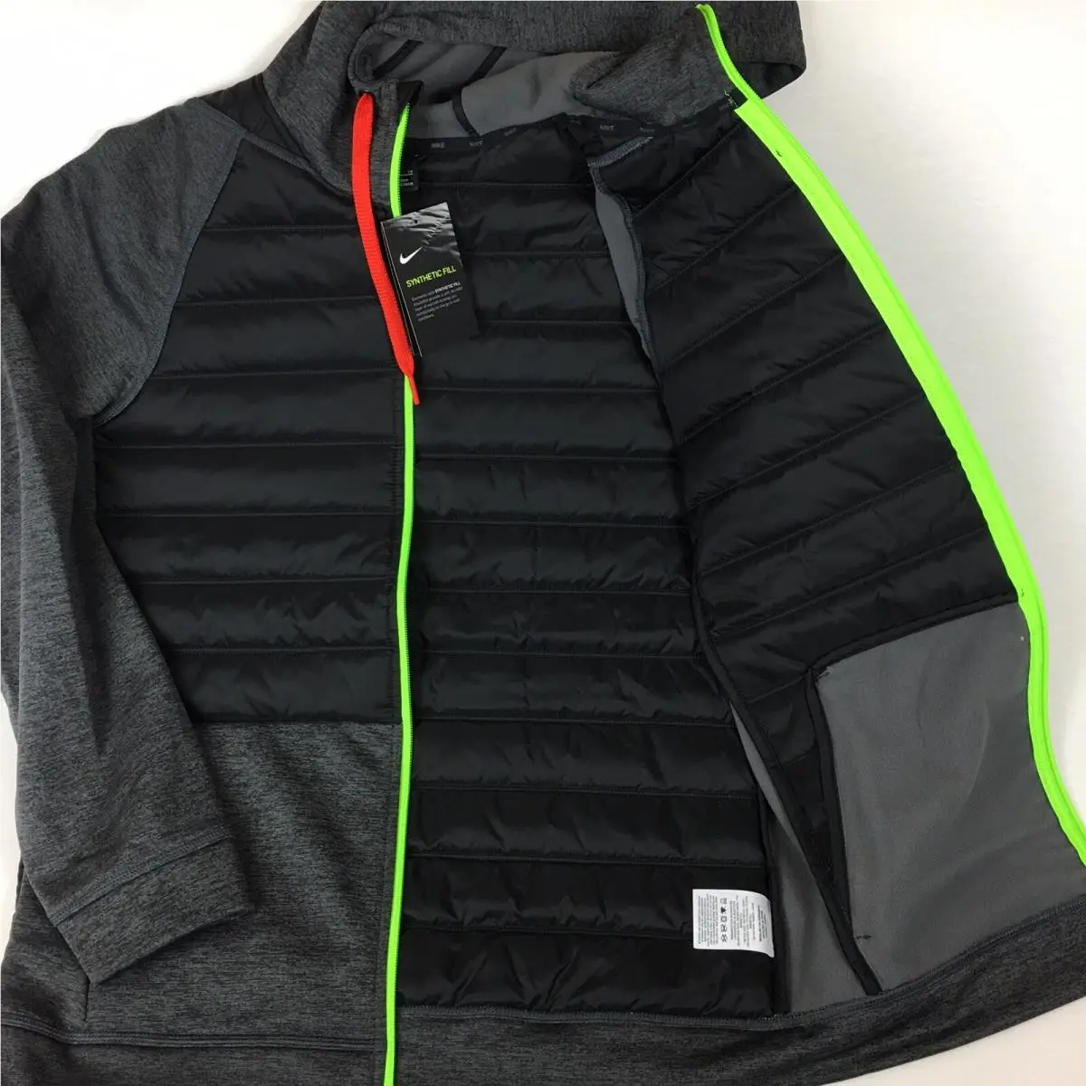 Nike clothing - Nike Synthetic Fill - Synthetic Fill - BV6298-032 - Black/Green (UPC: 0193151961280) 1
