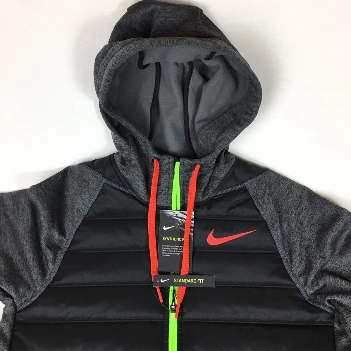 Nike clothing - Nike Synthetic Fill - Synthetic Fill - BV6298-032 - Black/Green (UPC: 0193151961280) 2