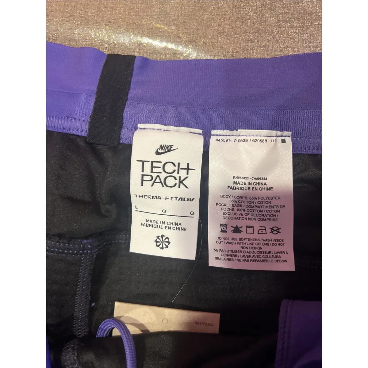 Nike clothing - Nike Tech - Tech - DM5550-579 - Deep Royal Blue /Black (UPC: 0195868474879) 5