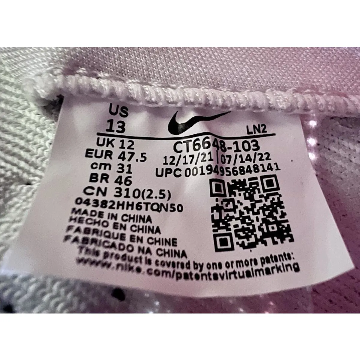 Nike shoes - Nike Alpha Menace Elite - Alpha Menace Elite - CT6648-103 - White 6