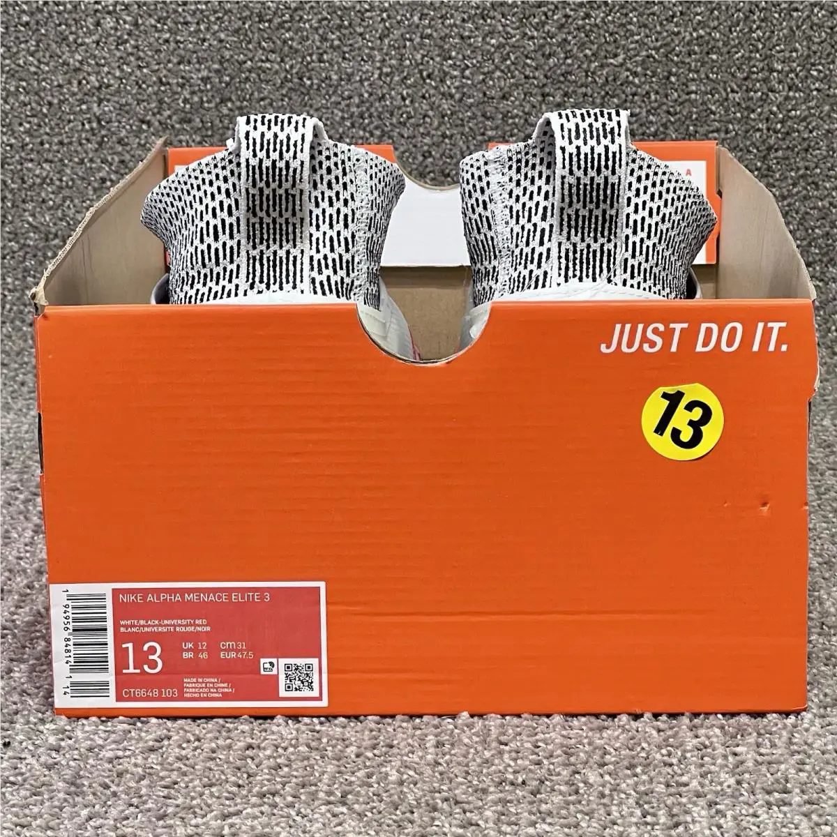 Nike shoes - Nike Alpha Menace Elite - Alpha Menace Elite - CT6648-103 - White 7