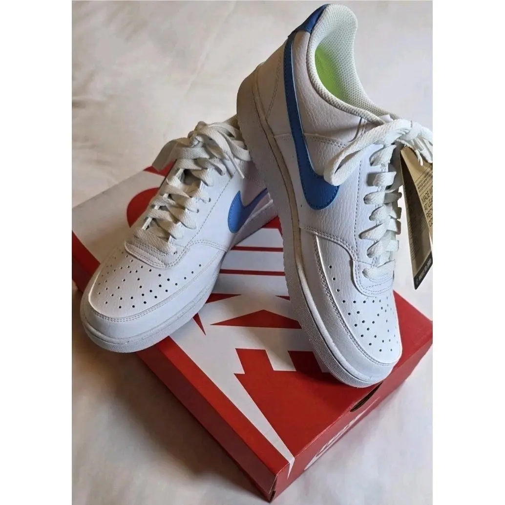 Nike Court Vision Low NN Next Nature White University Blue DH3158-107 Women`s 9