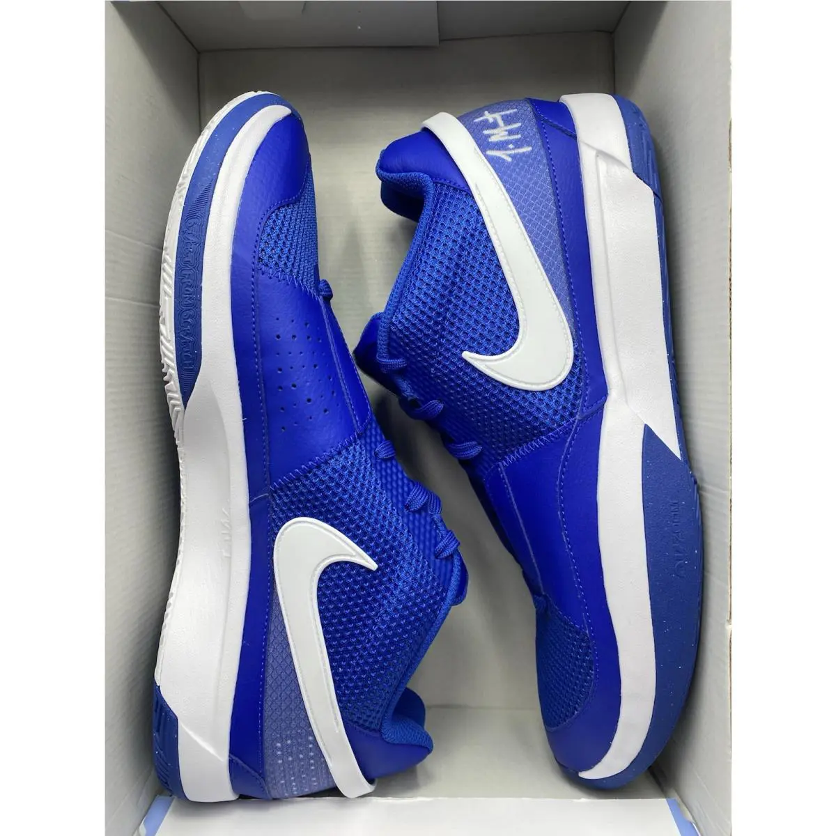Nike shoes - Nike Ja 1 - FV1303 400 - Game Royal/White (UPC: 197595771948) 5