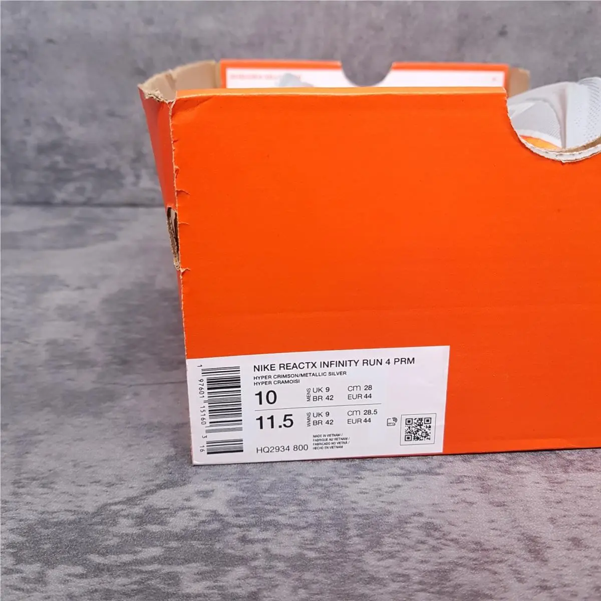 Nike shoes - Nike ReactX Infinity Run 4 - HQ2934-800 - Orange (UPC: 197601150804) 5