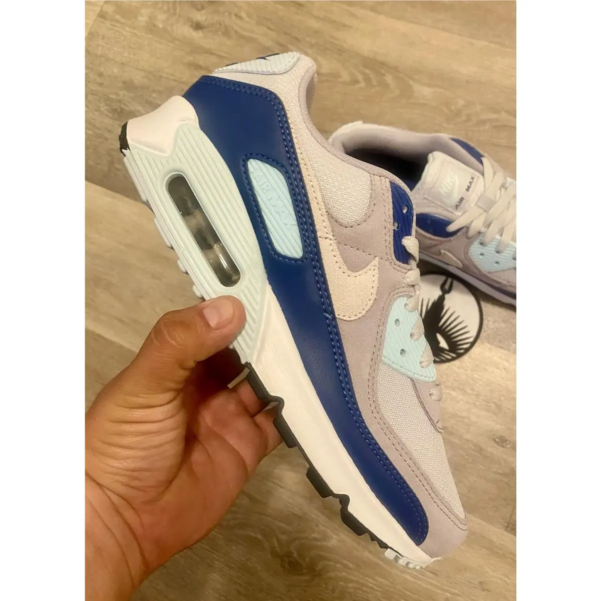 Nike shoes - Nike Air Max 90 - Air Max - FN6958-001 - Glacier Blue/Pure Platinum/White (UPC: 197593633132) 8